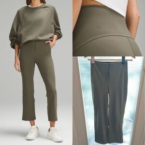lululemon Smooth Fit Pull-On High Rise Cropped Olive/Army Green Women's Pants
